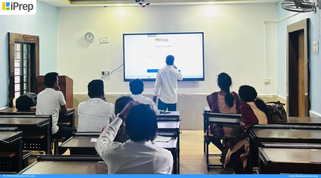 Smart classroom with integrated LMS, curriculum-aligned digital content, and complete hardware setup for enhanced teaching and learning