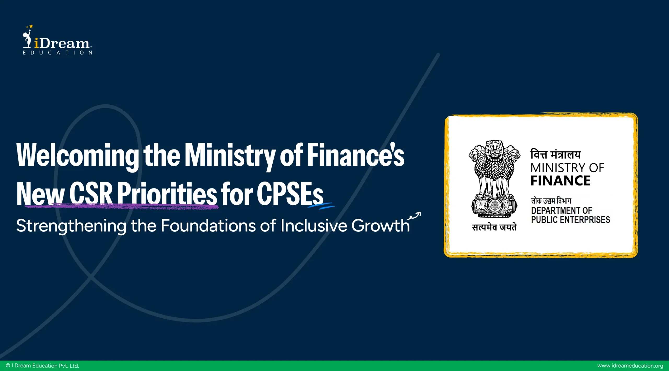 Diagram showing how Central Public Sector Enterprises (CPSEs) align their CSR expenditure with national development priorities and common annual themes set by the Department of Public Enterprises