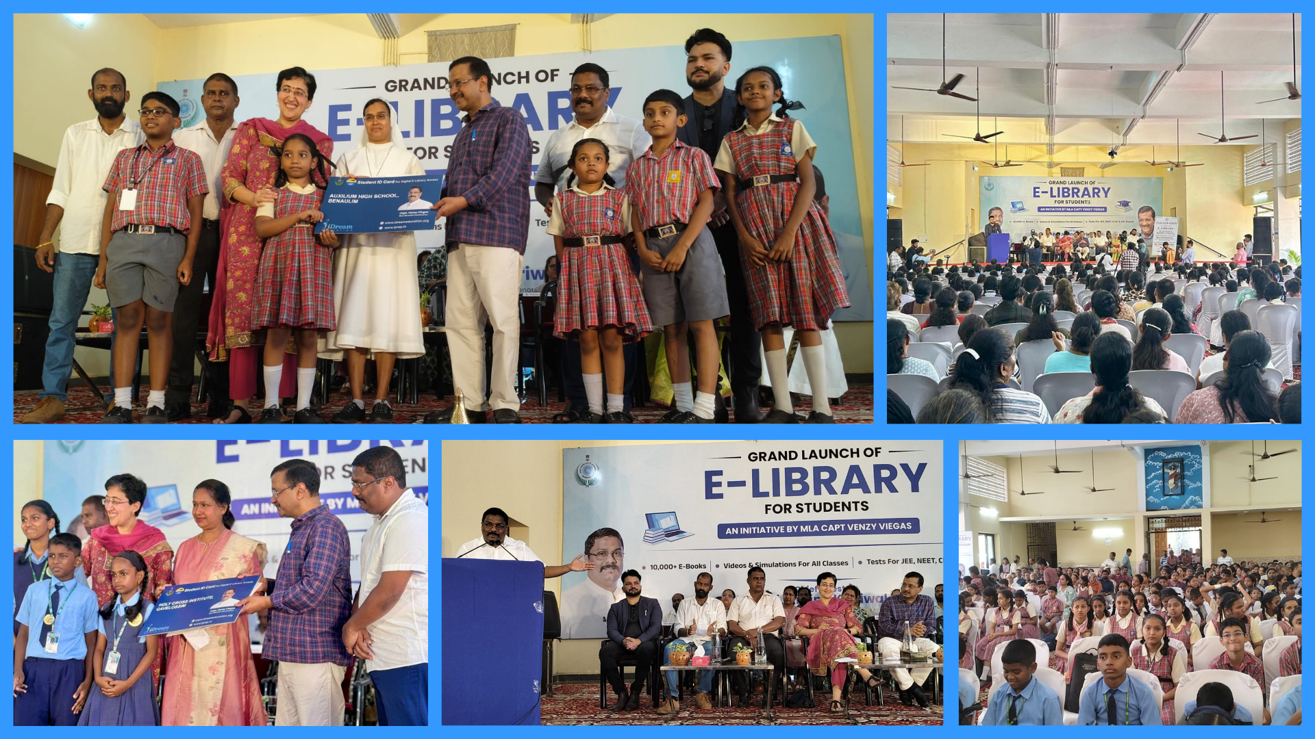 Grand Launch of E-Library for Students – Goa, iDream Education