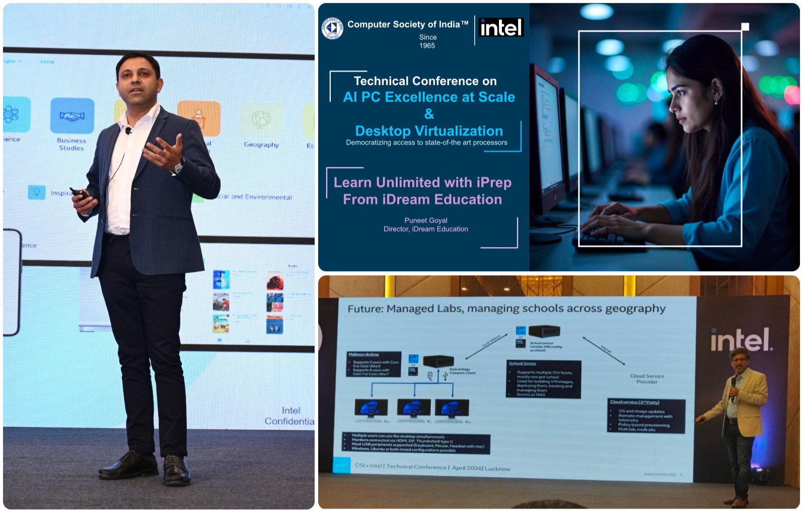 CSI x Intel Technical Conference – iDream Education, Lucknow April 2026